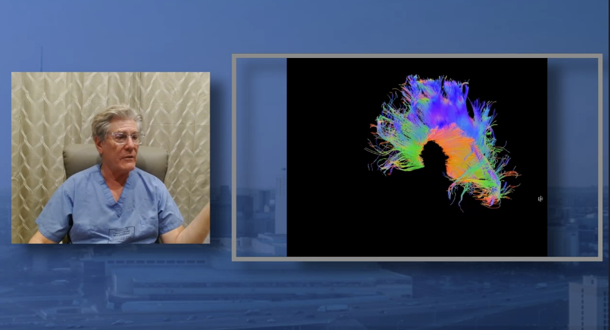 Dr. David Levey with tractography image 1